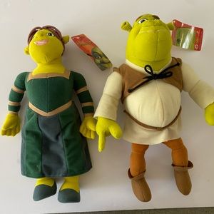 Shriek and Fiona DreamWorks 2004 Nanco 12”